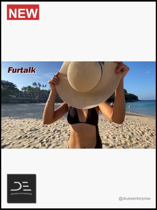 Wide Brim UPF 80 Foldable Packable Floppy Beach Sun Hat